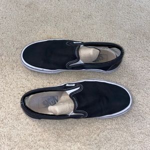 Unisex Classic Slip on Vans (women’s 8.5 mens 7)